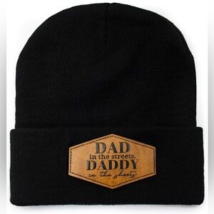 NWT Dad In The Streets Daddy In The Sheets Beanie